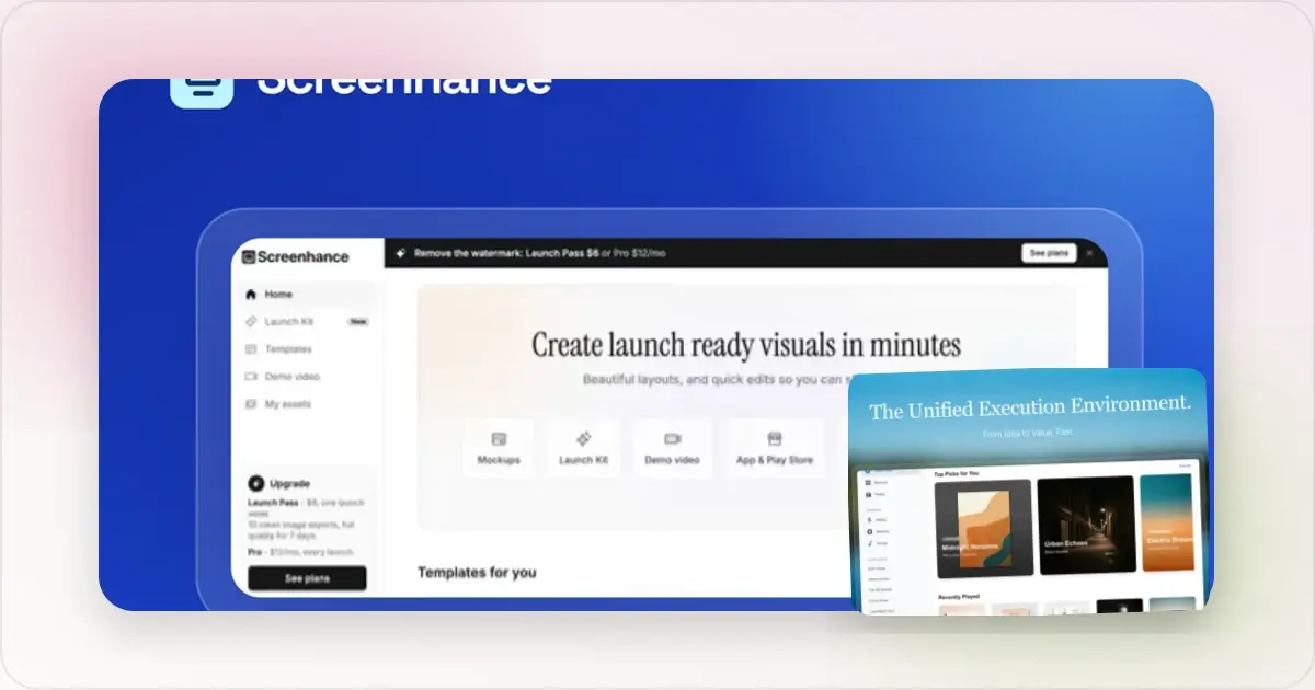 Screenhance mockup guides example for AI Mockup Generators in 2026: Where They Help and Where They Fail